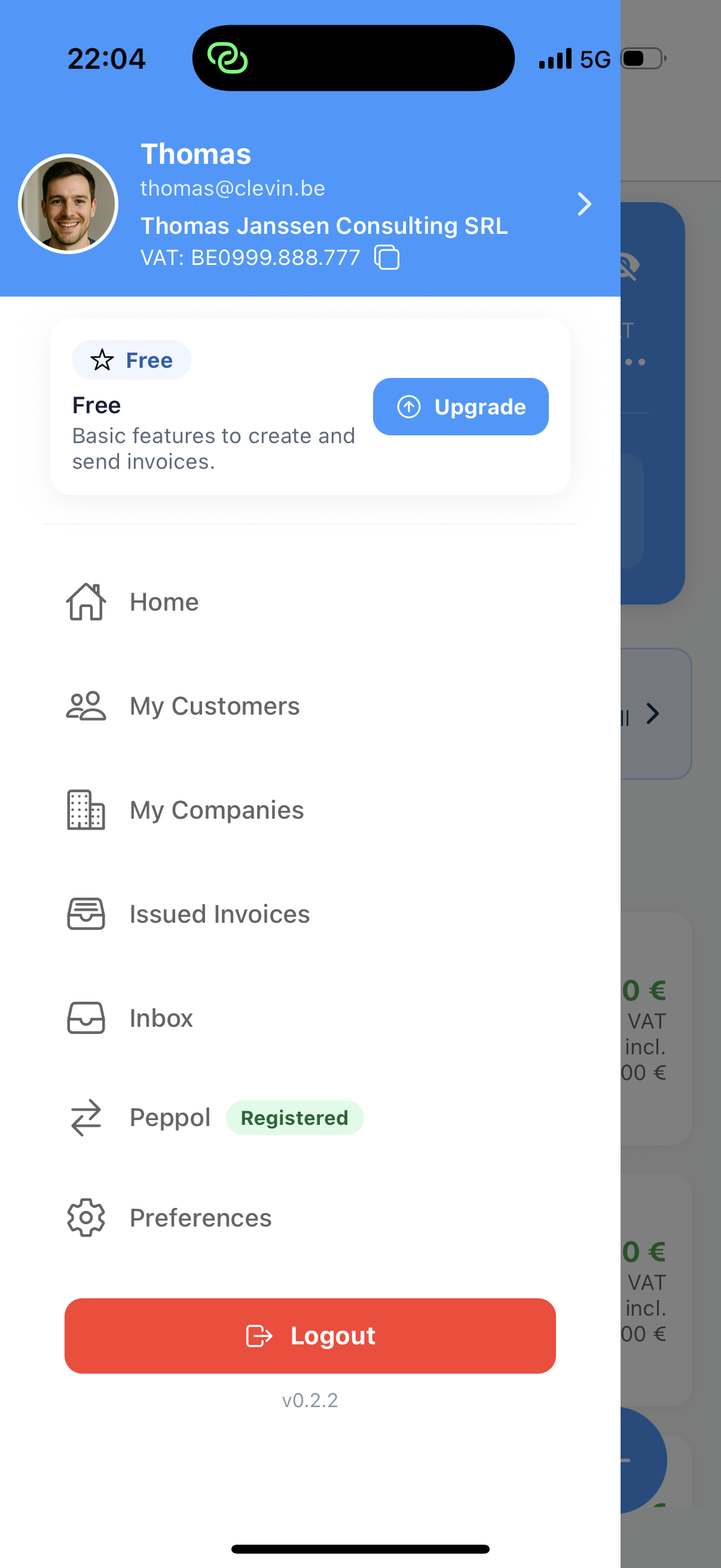 ClevIn mobile screenshot 2
